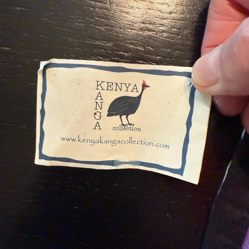 NWT African Kanga Towel saying “where have your success taken you” 56 x‎ 39 “
